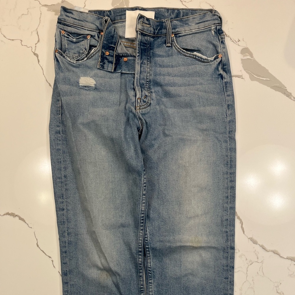MOTHER Classic Blue Denim Jeans